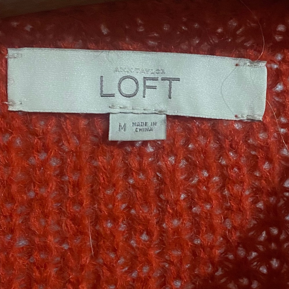 Red loft sweater - Picture 3 of 5